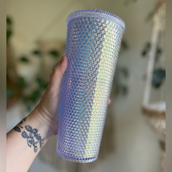 Starbucks 2018 Rainbow Iridescent Studded Unicorn Cold Cup Tumbler 24oz 🌈✨ - Picture 5 of 7